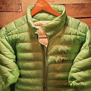Cotopaxi Green Puffer Jacket